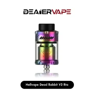 hellvape dead rabbit v3 rta rainbow