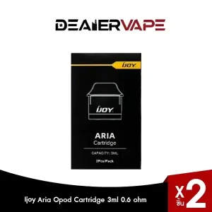 ijoy aria opod cartridge 3ml 0.6 ohm 2pcs pack.