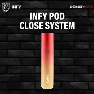 infy pod close system flame yellow