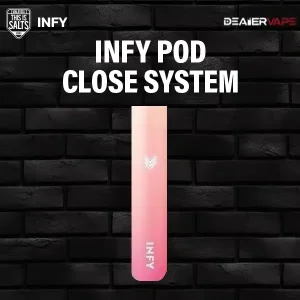 infy pod close system peach pink