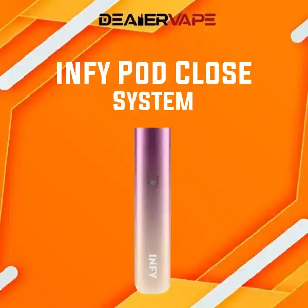 พอต infy pod close system ชมพูพีชสดชื่น อ่อนหวานแบบธรรมชาติ