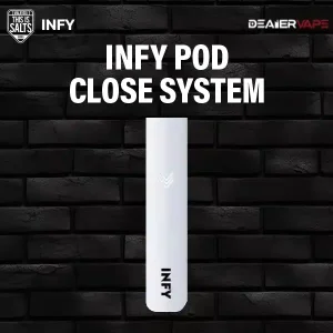 infy pod close system pearl white