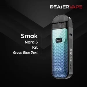 smok nord 5 kit green blue dart