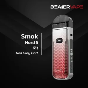 smok nord 5 kit red grey dart