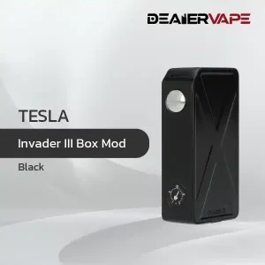 tesla invader iii box mod black new