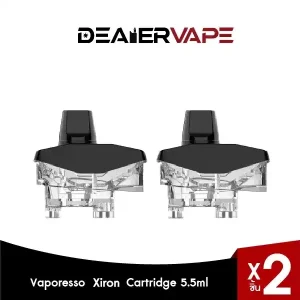 vaporesso xiron cartridge 5.5ml 2pcs pack.