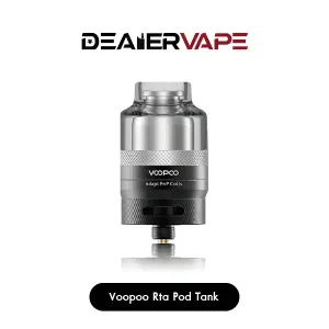 voopoo rta Pod tank black silver