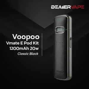 voopoo vmate e pod kit 1200mah 20w classic black