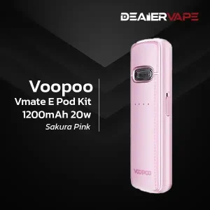voopoo vmate e pod kit 1200mah 20w sakura pink