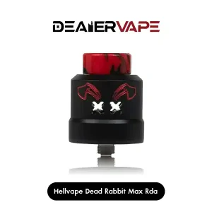 hellvape dead rabbit max rda black red