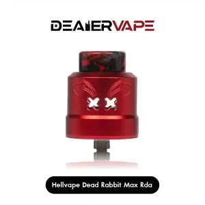 hellvape dead rabbit max rda red