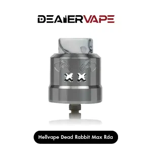hellvape dead rabbit max rda silver