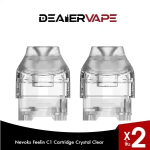 nevoks feelin c1 cartridge 2.8 crystal clear ml 2pcs pack