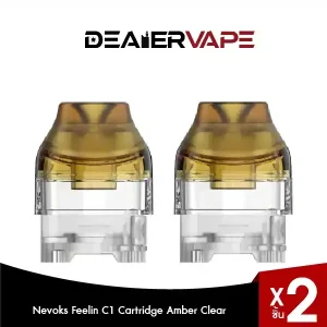 nevoks feelin c1 cartridge 2.8 ml amber clear 2pcs pack