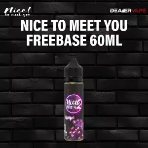 nice to meet you freebase 60ml grape