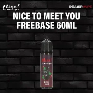 nice to meet you freebase 60ml purple blast