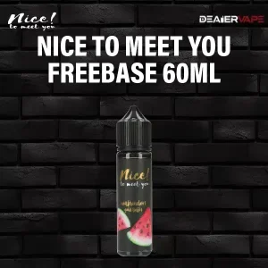 nice to meet you freebase 60ml watermelon gold batch