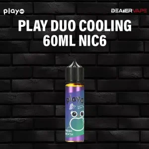 play duo cooling 60ml nic6 grape apple