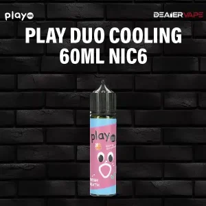 play duo cooling 60ml nic6 strawberry