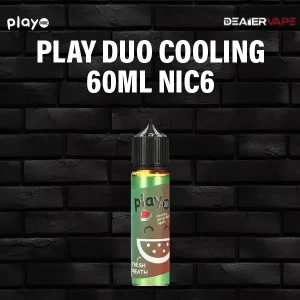 play duo cooling 60ml nic6 watermelon apple