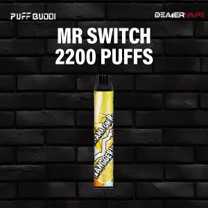 พอตใช้แล้วทิ้ง puff buddi mr switch กลิ่น ส้ม นิคเท่าไหร่ หอมสดชื่น เปรี้ยวหวานอย่างลงตัว