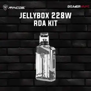 rincoe jellybox 228w rda kit full clear