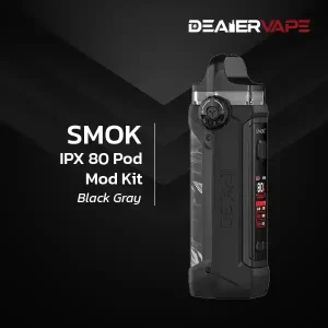 smok ipx 80 pod mod kit black gray