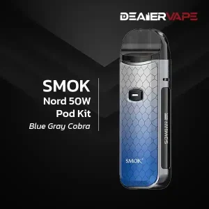 smok nord 50w pod kit blue gray cobra