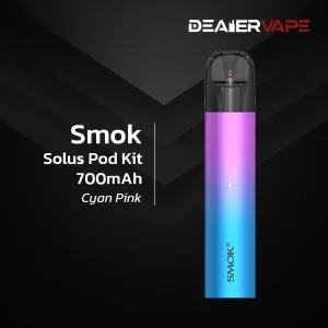 smok solus pod kit 700mah cyan pink