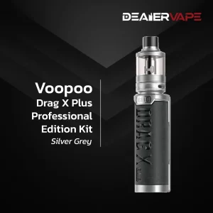 voopoo drag x plus professional edition kit silver grey