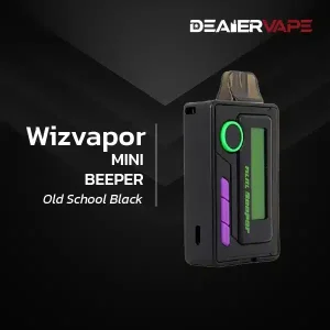 wizvapor mini beeper old school black