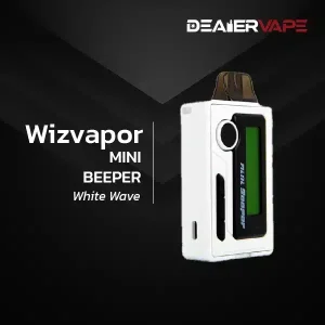 wizvapor mini beeper white wave