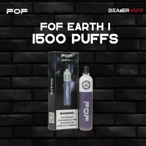 fof earth 1 1500 puffs grape