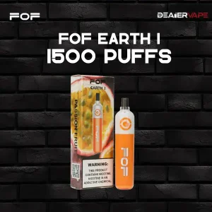 fof earth 1 1500 puffs passion fruit