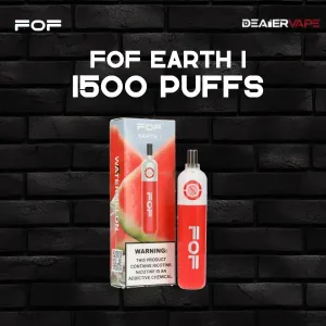 fof earth 1 1500 puffs watermelon