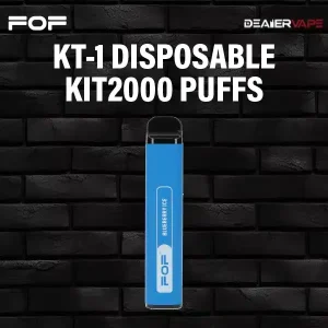 fof kt-1 disposable kit 2000 puffs-blueberry ice