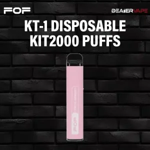 fof kt-1 disposable kit 2000 puffs-cherry blossom grape