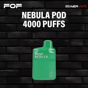 fof nebula disposable pod 4000 puffs-apple