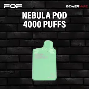fof nebula disposable pod 4000 puffs-mung bean
