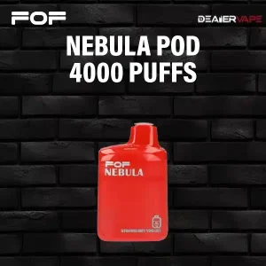 fof nebula disposable pod 4000 puffs-strawberry yogurt