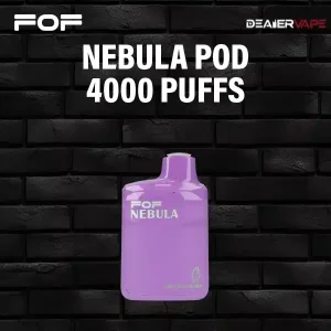 fof nebula disposable pod 4000 puffs-taro ice cream