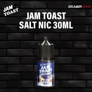 jam toast salt nic 30ml blueberry