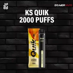ks quik 2000 puffs-custard pudding