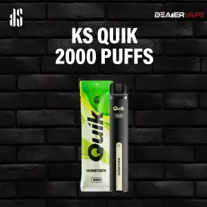 ks quik 2000 puffs-honeydew