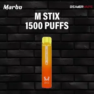 marbo m stix 1500 puffs-orange soda