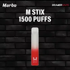 marbo m stix 1500 puffs-strawberry