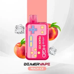 mvar hqd disposable pod 5000puffs peach ice