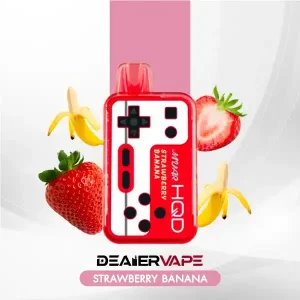 mvar hqd disposable pod 5000puffs strawberry banana