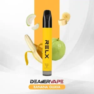 relx x bubblemon disposable 1600 puffs banana guava