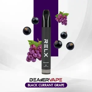 relx x bubblemon disposable 1600 puffs black currant grape